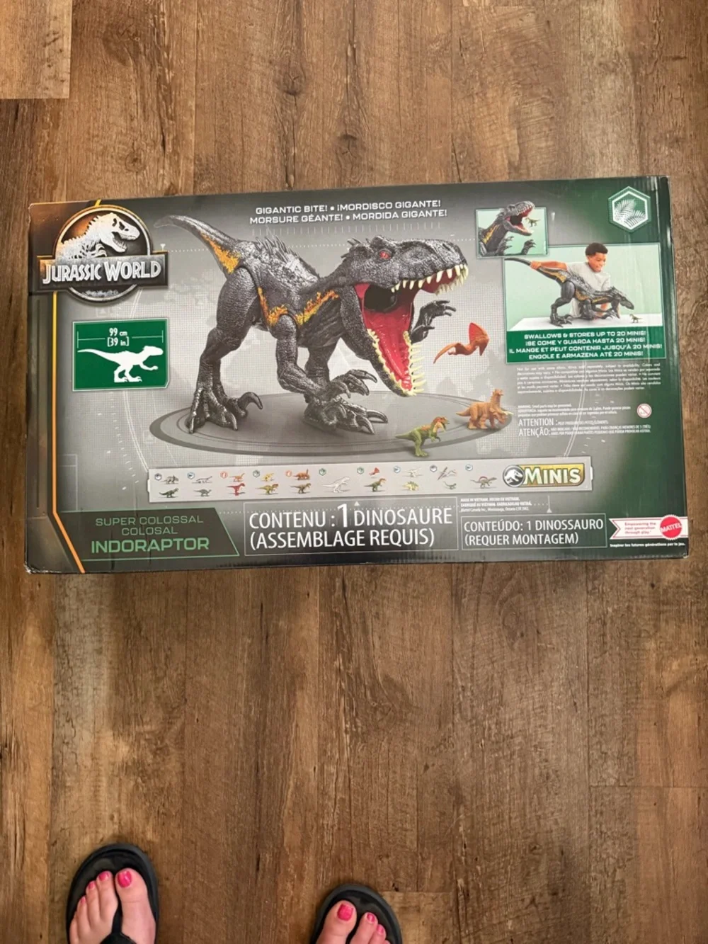 Super Colossal Indoraptor Toy Jurassic World dinosaur action figure new in box - Picture 5 of 8